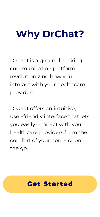 PATIENTS What is DrChat? (Mobile Mockup) 2